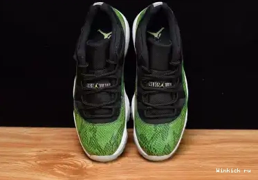 GREEN - LOW 11 JORDAN RETRO SNAKESKIN 0704